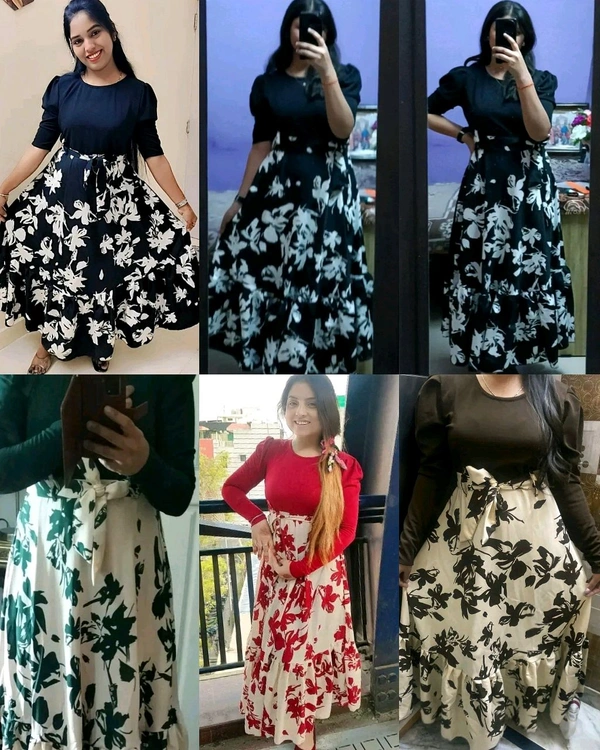Classic Partywear Women Dresses - Green, L
