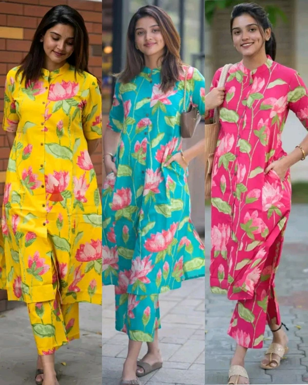 Launching exclusive Daily college & office wear Co-ord Set outfit relaxed & comfort fit
- Pink, M