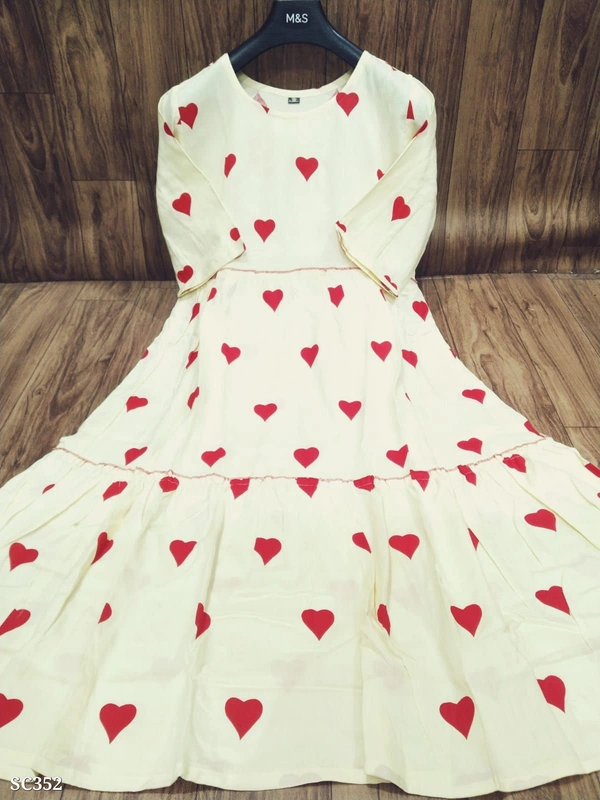 Beautiful Cotton gown - 2XL, White