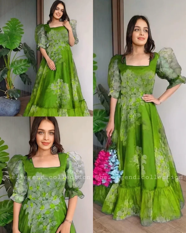 Attractive Gown for Women - Rose, M