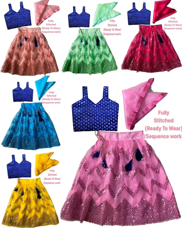 Fabulous Kid's Girl's Lengha choli
- Yellow, 3-4 Years