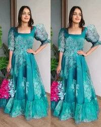 Attractive Gown for Women - Black, L