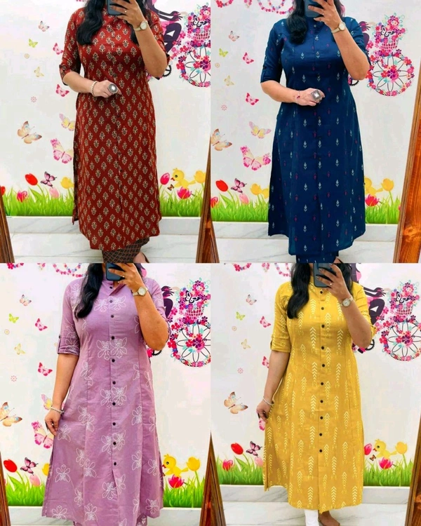 Launching Designer Co-Ords set in *Aline kurti pattern paired with Ankle length pant
- M, Pink