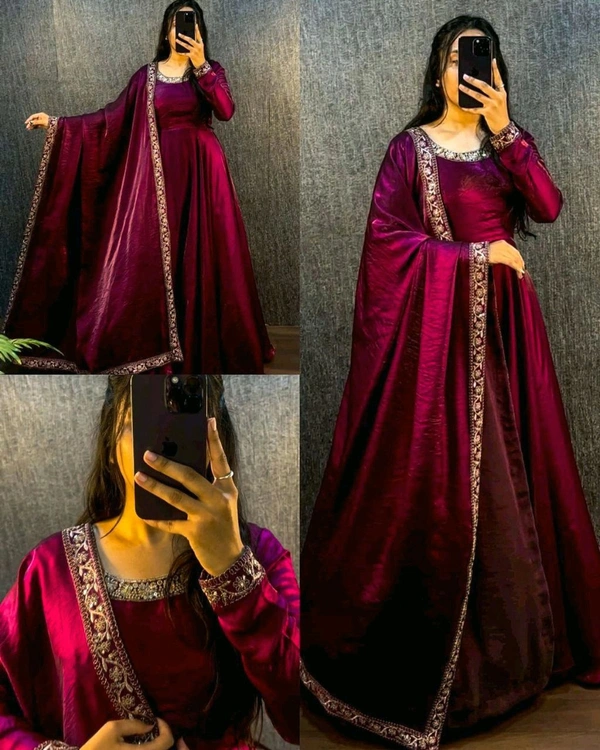 Trendy New Launching Festival Special Women Dresses
- Purple, S