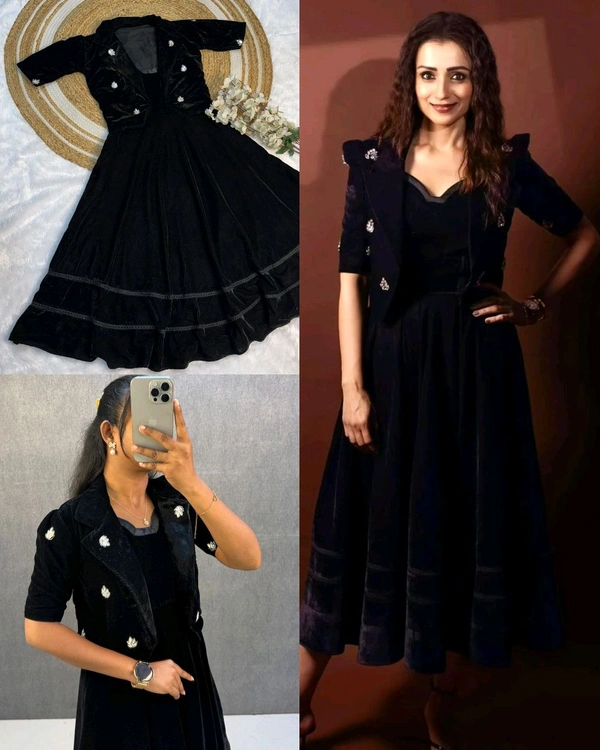 Recreation of Trisha mam Boss Lady Outfit🖤🖤🖤
- 2XL