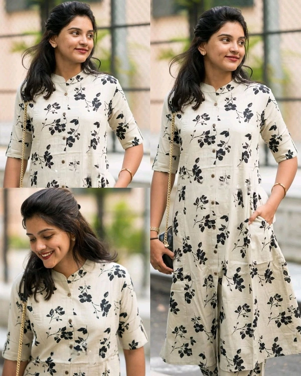 Launching exclusive Daily college & office wear Co-ord Set outfit relaxed & comfort fit
- White, 2XL