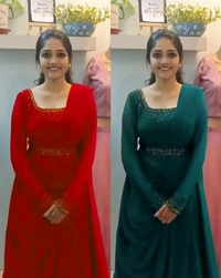 New Party Designer Wear - Teal, M