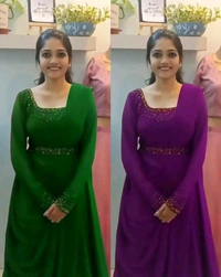 New Party Designer Wear - Teal, M