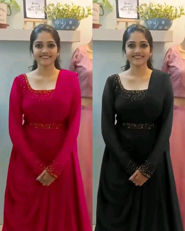 New Party Designer Wear - Pink, 2XL