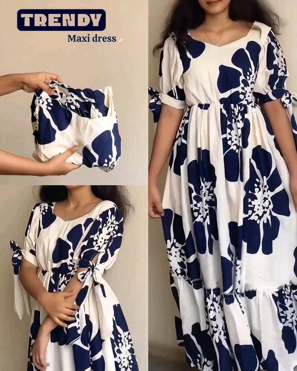 Trendy Summer Special Offers Maxi - Blue, 3XL