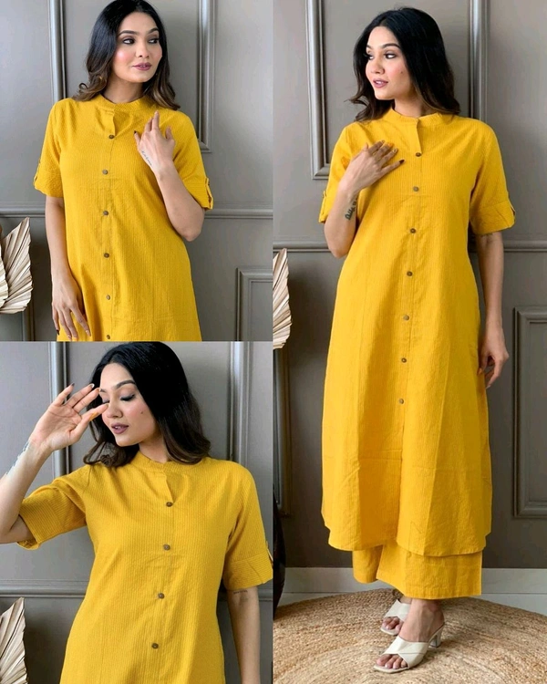 Launching Designer Co-Ords set in Cotton Floral Kurta with Palazzos
- Yellow, 3XL