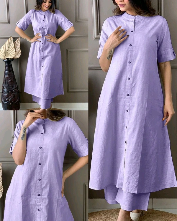 Launching Designer Co-Ords set in Cotton Floral Kurta with Palazzos
- Mauve, 4XL
