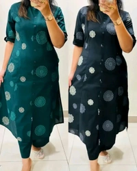 Launching exclusive Daily college & office wear Co-ord Set outfit relaxed & comfort fit
- Green, M