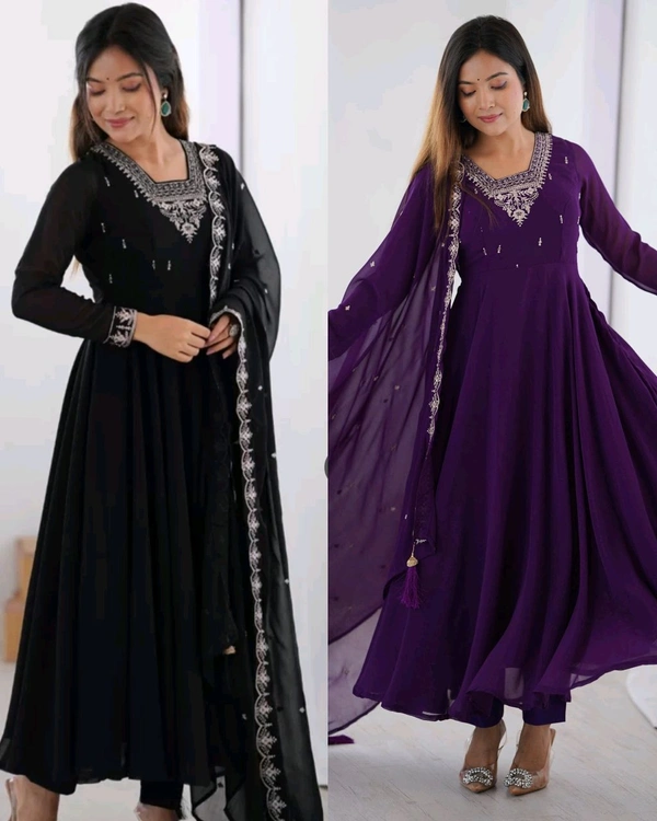 Super Trendy Elegant Festival Collection - Black, L