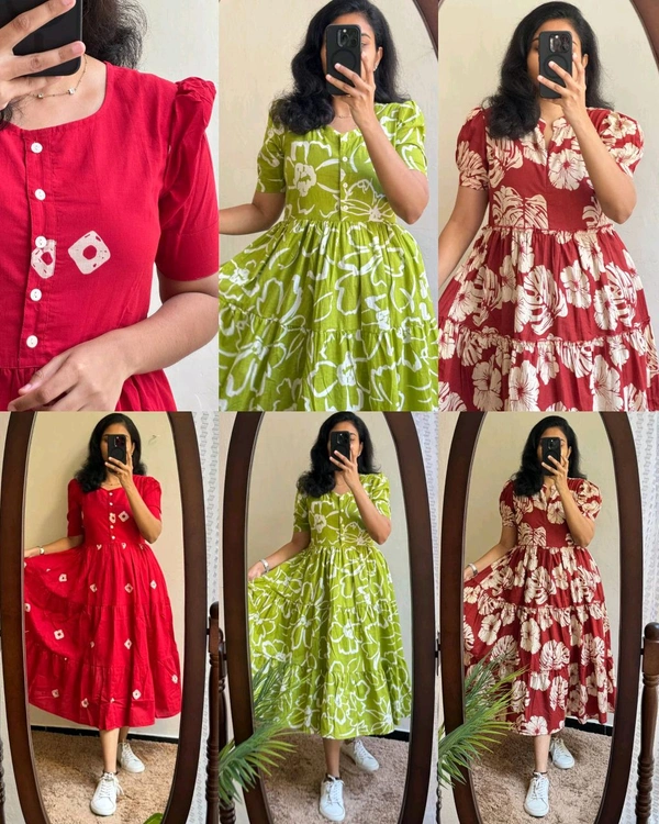 Introducing Beautiful prints of pure and rich Soft Cotton - Red, XL