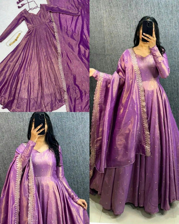 Grand Premium Look Outfit RIYA DIAMOND Maxi With Colours - Pink, S