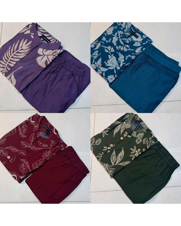 Trendy daily college & office wear Co-ord Set outfit relaxed & comfort fit - Madras 11th, 2XL
