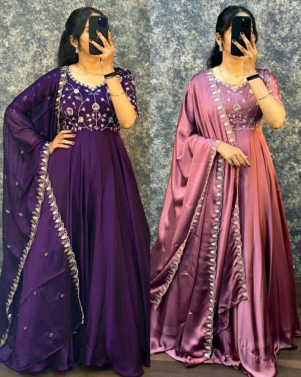 NEW LAUNCHING THIS FESTIVAL SEASON SILK - Onion, M
