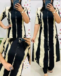 Trendy daily college & office wear Co-ord Set outfit relaxed & comfort fit - Yellow, M