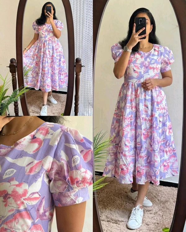 Introducing Beautiful prints of pure and rich Soft Cotton
- Mauve, M