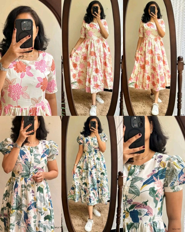 Introducing Beautiful prints of pure and rich Soft Cotton
- White, M