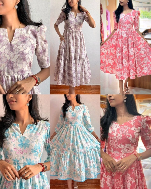 Introducing Beautiful prints of pure and rich Soft Cotton - Rose, XL