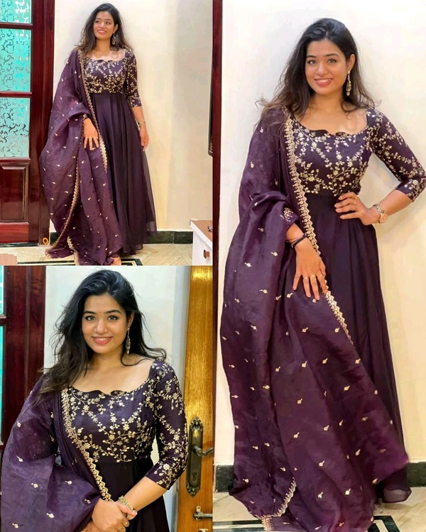 Unveil Your Mystery With Our new launch Pari Anarkali, Where Elegance Meets A Touch Of Enigma - XL