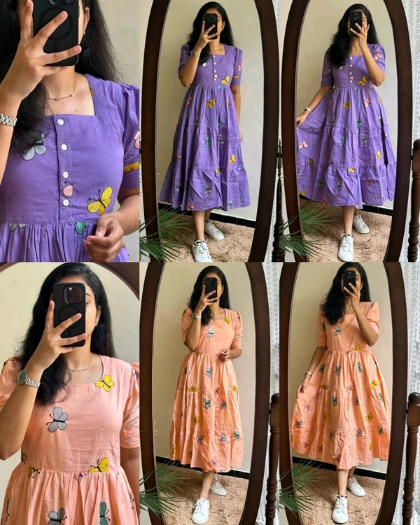 Introducing Beautiful prints of pure and rich Soft Cotton
- Peach, L