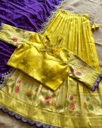 Grand Festivel Ready toWear Lehengha - Pink, Free Size