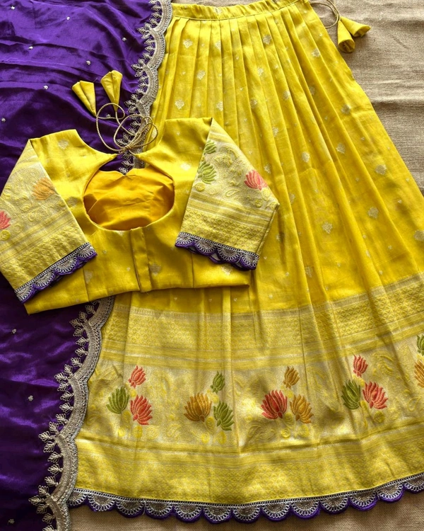 Grand Festivel Ready toWear Lehengha - Pink, Free Size