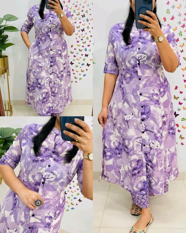 Trendy daily college & office wear Co-ord Set outfit relaxed & comfort fit - L