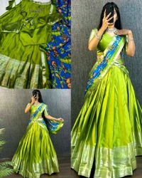 Traditional Look Ready To Wear Beautiful Festival Lehanga - Purple, S