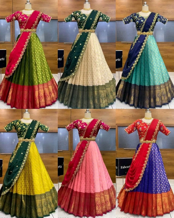 South Indian Style Half Saree
- Cyprus 2nd, Free Size