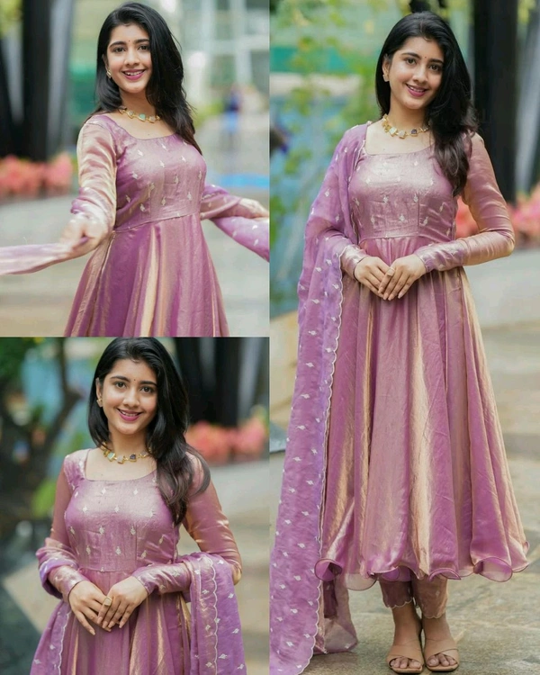Trendy Pink Cute Kurti With Dupatta - L