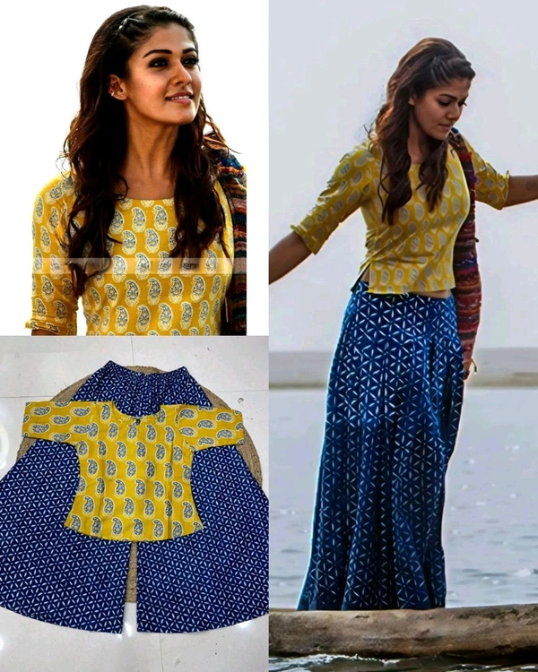 Launching nanum rowdy dhan nayanthara mam top with palazo
