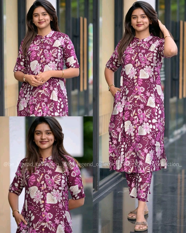 Trendy daily college & office wear Co-ord Set outfit relaxed & comfort fit
- M