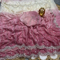 High Trending Presenting you the luxurious and glamorous hand work saree - Lavender Purple, Free Size