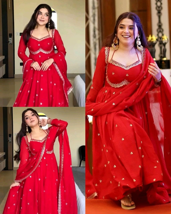 New Trendy Premium Elegance 3-piece set, One Level Up! π - Red, XL
