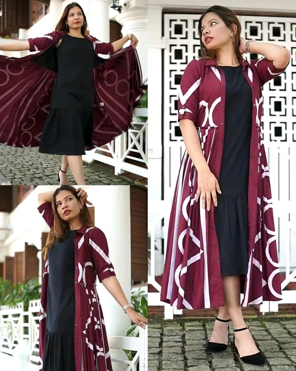 Stylish party wear western Dress for Women - M