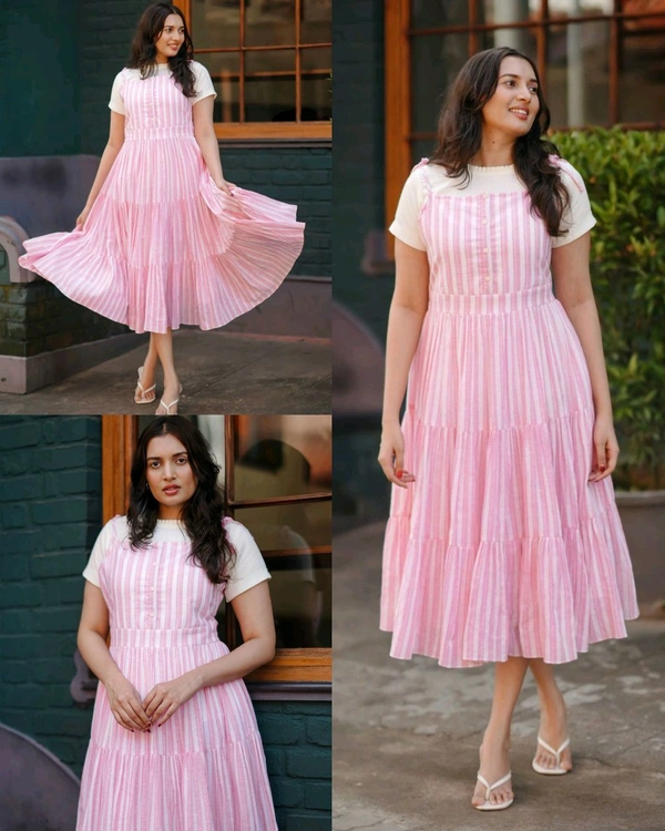 Classy Fashionable High Quality Women Western Wear Rayon Dresses - M