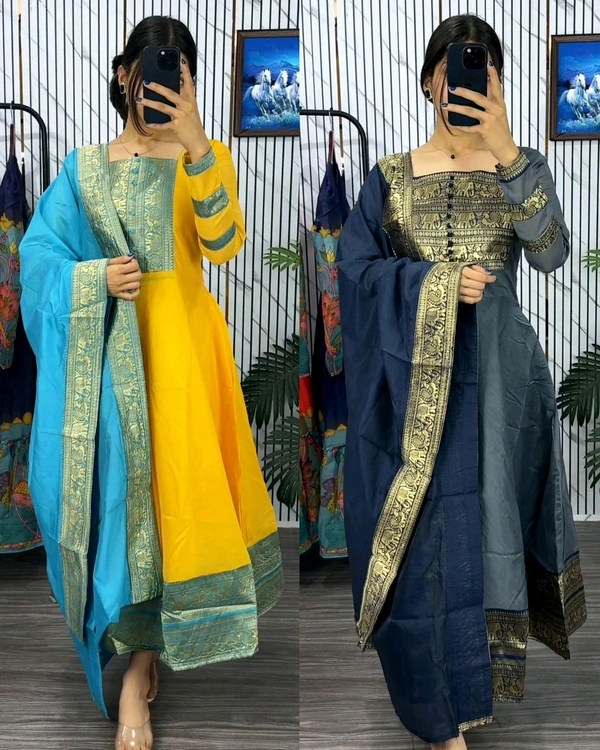 New Super Trendy Traditional Outfit - Yellow, 2XL