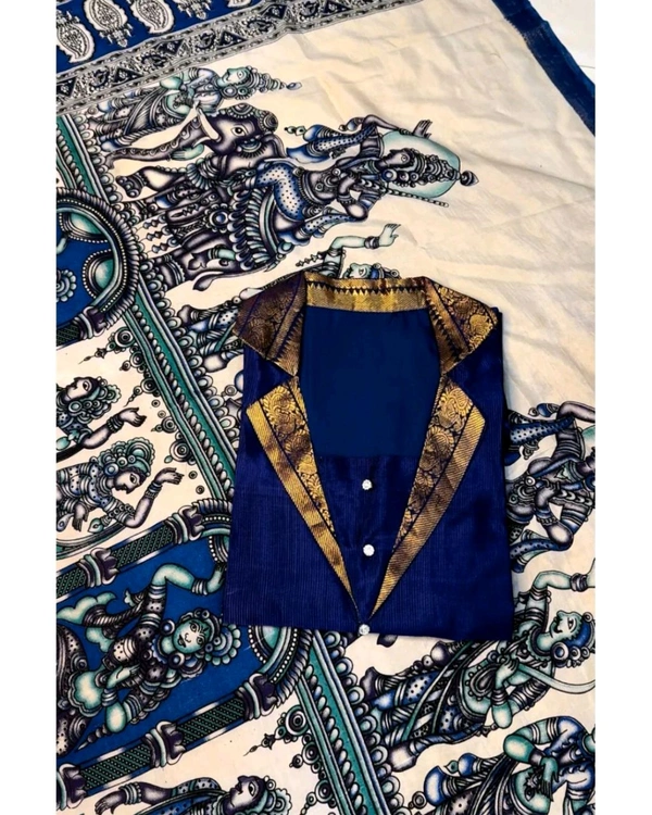 Super Trendy pure original Mangalagiri outfit - 5XL