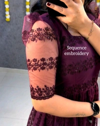Launching beautiful flower-embroidery sequence work frocks to make your princess look even more cute and pretty
- Choco, S