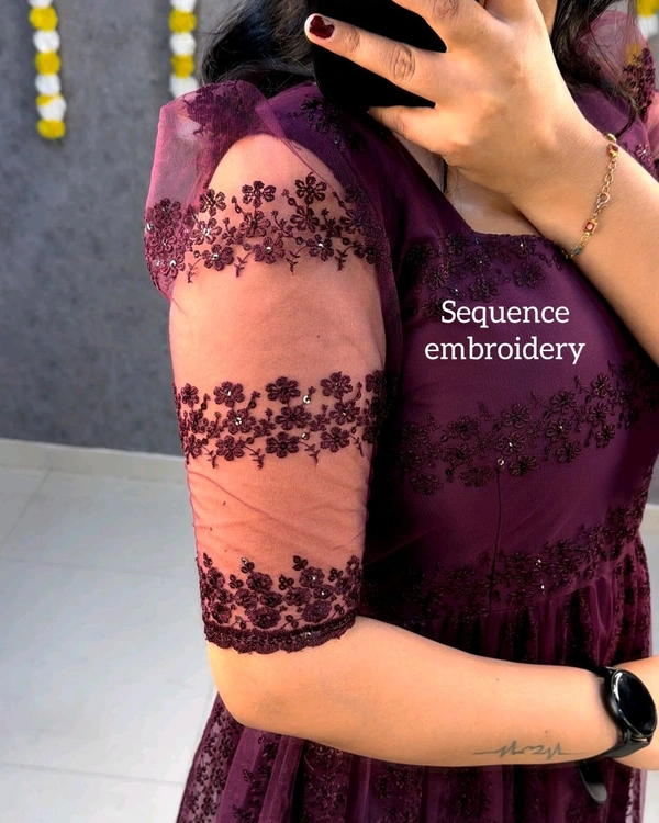 Launching beautiful flower-embroidery sequence work frocks to make your princess look even more cute and pretty
- Choco, S