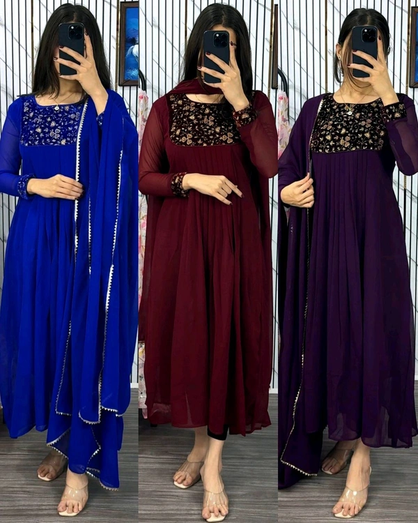 Elegance Look Beautiful Outfits - Blue, M
