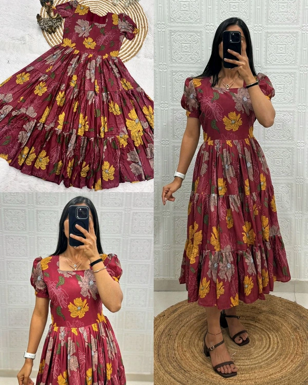 Trendy Bueatiful Maxi - Cherrywood, XL