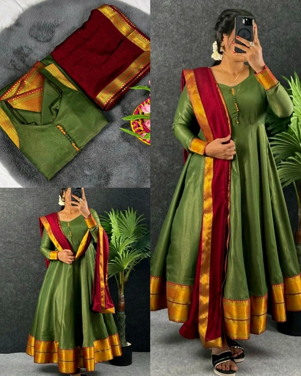 New Super Trendy Traditional Outfit - Green, XL