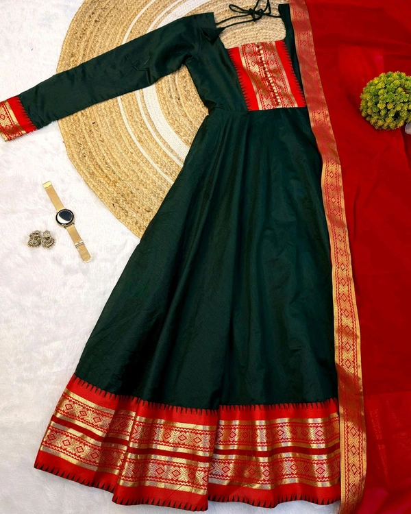 New Super Trendy Traditional Outfit - S, Green