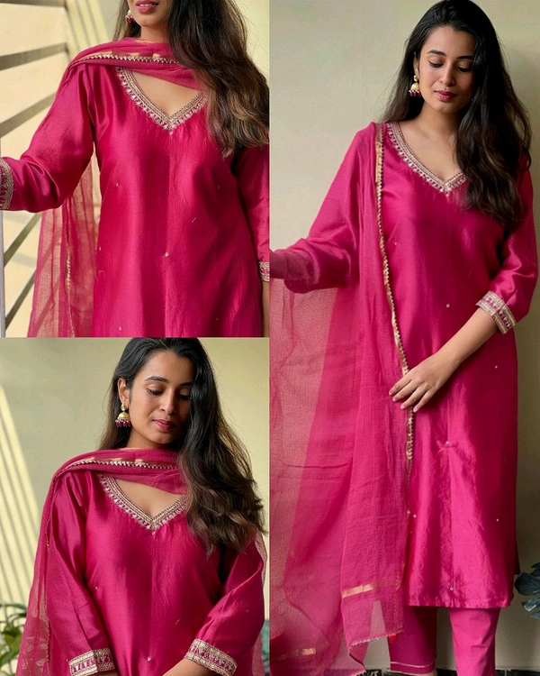 NEW COTTON SILK KURTI SET - XS, Mavue
