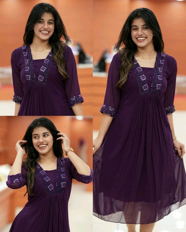 New launching festival special kurti ❤️
- XL, Purple